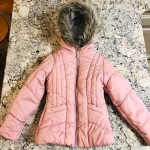 London Fog Girls' Padded Puffer Coat